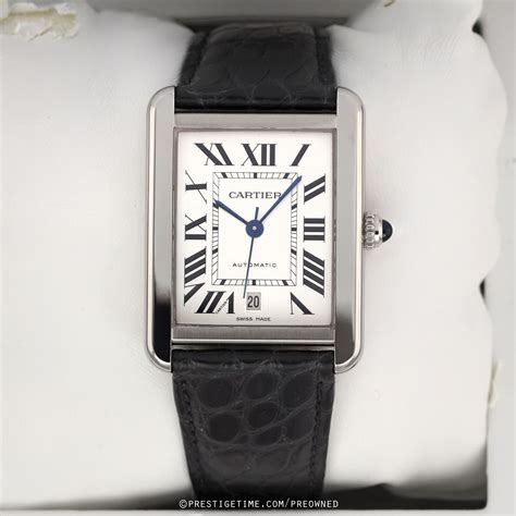 cartier tank solo extra large automatic|cartier tank solo small steel.